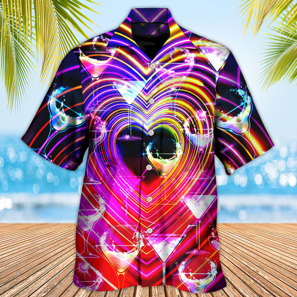 Romantic Cocktail Party Sweet Neon Light - Hawaiian Shirt