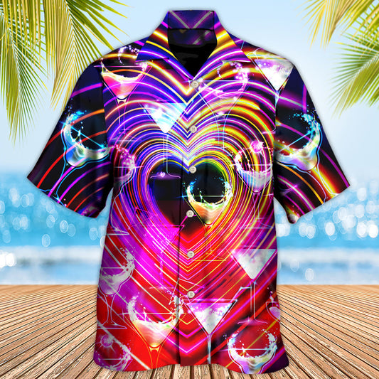 Romantic Cocktail Party Sweet Neon Light - Hawaiian Shirt