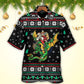 Christmas Santa And Dragon Fantasy Art - Hawaiian Shirt