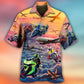 Motorcycle And Airplane Dream Sky - Hawaiian Shirt