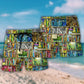 Fantastic World Inside A Book Art – Beach Short