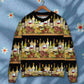 Wine Tasting Border Stripe Style – Sweater - Ugly Christmas Sweater