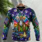Hippie Peace Sign Vintage - 3D Hoodie