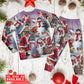 Christmas Santa Claus Build Snowman Gift For You - Pajamas Long Sleeve - Owls Matrix LTD