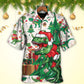 Merry Rexmas Dinosaur And Christmas Tree Fun - Hawaiian Shirt
