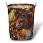 Skull Motorcycle Racing Fast Fire - Laundry Basket - Owls Matrix LTD
