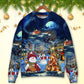 Christmas Family Snowman Santa Love Light – Sweater - Ugly Christmas Sweater