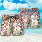 Dog I Like Dogs And Butterflies - Beach Short - Owls Matrix LTD