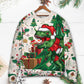 Christmas Dinosaurs Xmas Tree Merry Rexmas – Sweater - Ugly Christmas Sweater