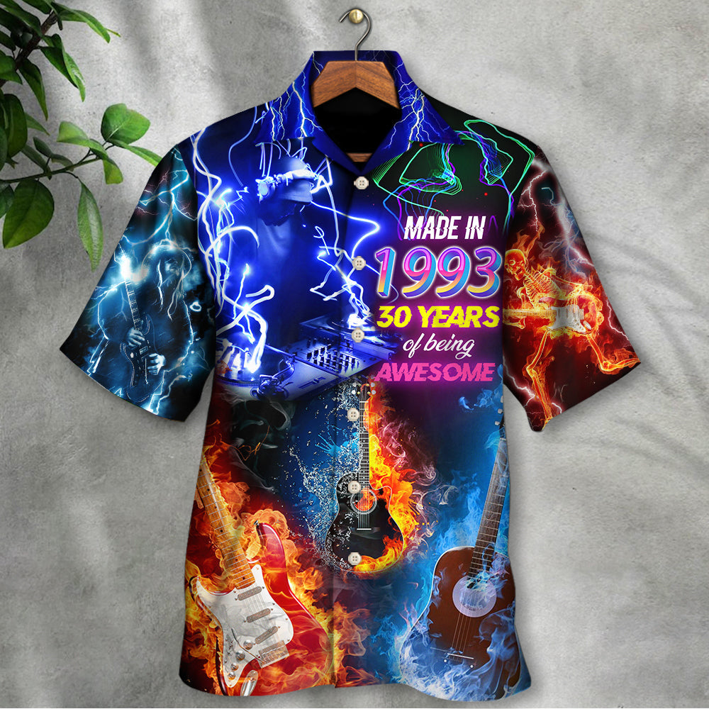 Music Is My Life Neon Retro – Hawaiian Shirt