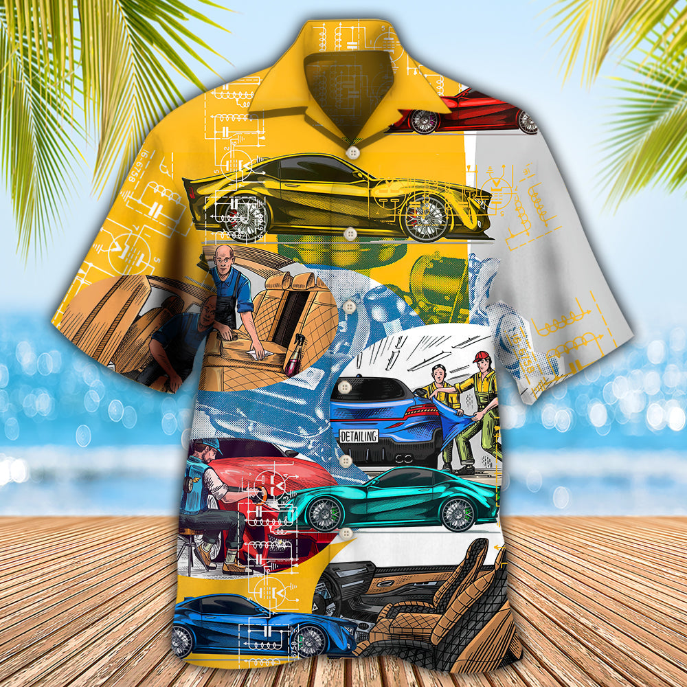 Car Auto Detailing Garage Center – Hawaiian Shirt