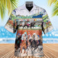 Horse Racing Wild Power Action - Hawaiian Shirt