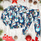 Christmas Happy Snowman Xmas - Pajamas Long Sleeve - Owls Matrix LTD