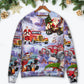 Santa Hot Rod Christmas Tree Style – Sweater - Ugly Christmas Sweater