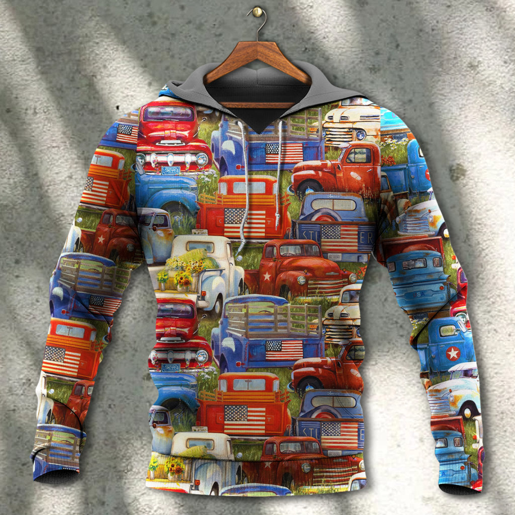 Truck Amazing Packed Transport Style - Hoodie