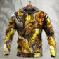 Dragon Gold Skull Fantasy - 3D Hoodie