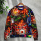 Drum Is My Life Fire Skull Art – Sweater - Ugly Christmas Sweater