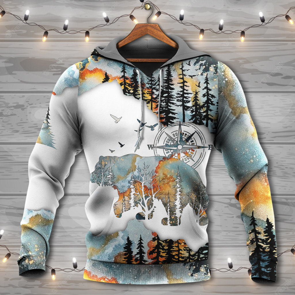 Camping Forest Escape Mind Free Style - Hoodie
