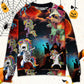 Halloween Unicorn Dance Fun Art – Sweater - Ugly Christmas Sweater
