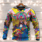 Hippie Rock Music Colorful Style - Hoodie