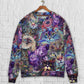 Cat Amazing Purple Trippy Art Style – Sweater - Ugly Christmas Sweater