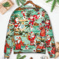 Christmas Santa Vacation Beach Joyful – Sweater - Ugly Christmas Sweater