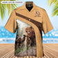 Old Bear And Honey Rustic Art Personalized - Hawaiian Shirt