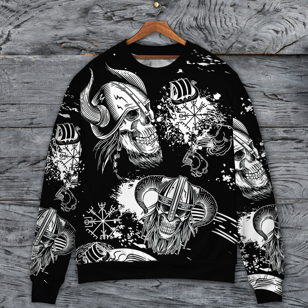 Viking Victory Life Black Style – Sweater - Ugly Christmas Sweater