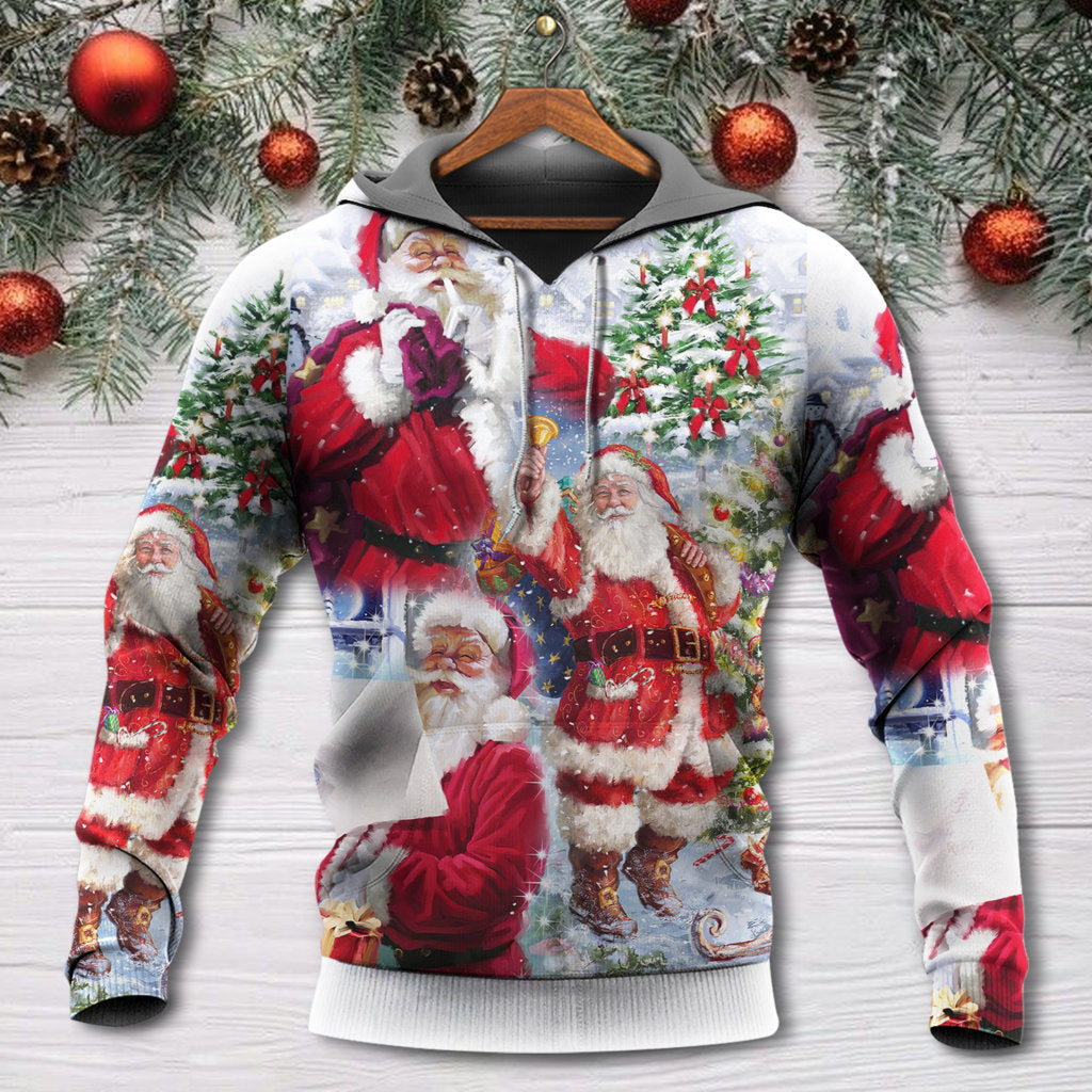 Christmas Santa Is Coming Style - 3D Hoodie