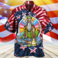 Hippie Freedom Patriotic Independence Day - Hawaiian Shirt