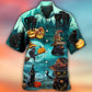 Halloween Black Cat Pumpkin Scare – Hawaiian Shirt