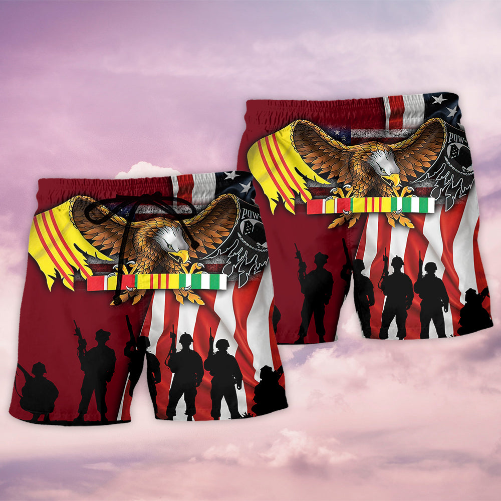Veteran Vietnam Veteran We Were The Best - Beach Short - Owls Matrix LTD