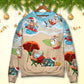Christmas Santa Beach Holiday Style – Sweater - Ugly Christmas Sweater