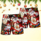 Christmas Santa Story Night Painting Style – Beach Short