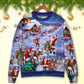 Christmas Santa Story Night Gift Art – Sweater - Ugly Christmas Sweater