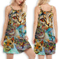 True Love For Cats – Women's Summer Sleeveless V-Neck Camisole Dress