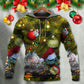Christmas Frog Merry Christmas Bauble - Hoodie
