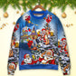 Christmas Funny Santa Holiday Cheer – Sweater - Ugly Christmas Sweater