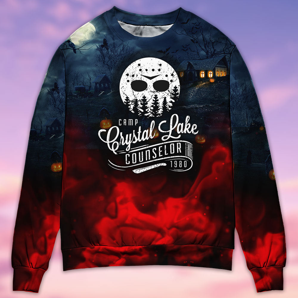 Halloween Horror Movie Night Style – Sweater - Ugly Christmas Sweater