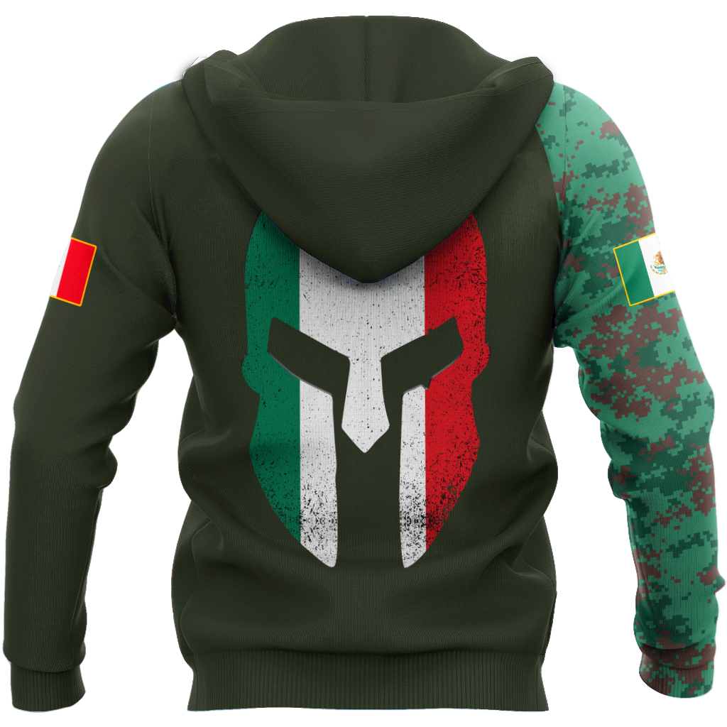 Mexican Coat Of Arms Art - 3D Hoodie