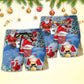 Christmas Rebel Santa Beer Troll Fun – Beach Short