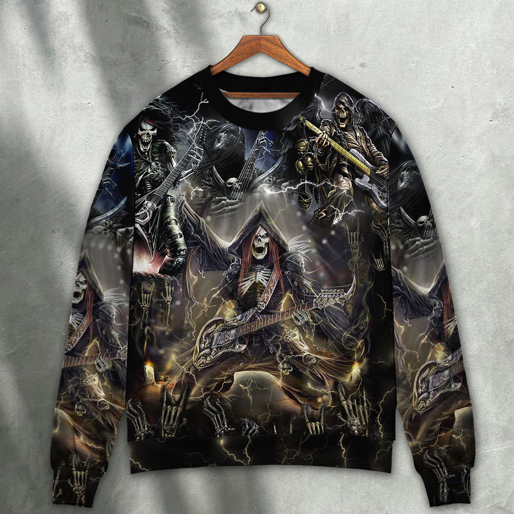 Guitar Music Free Spirit Style – Sweater - Ugly Christmas Sweater
