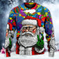 Hippie Santa Claus Christmas Style – Sweater - Ugly Christmas Sweater