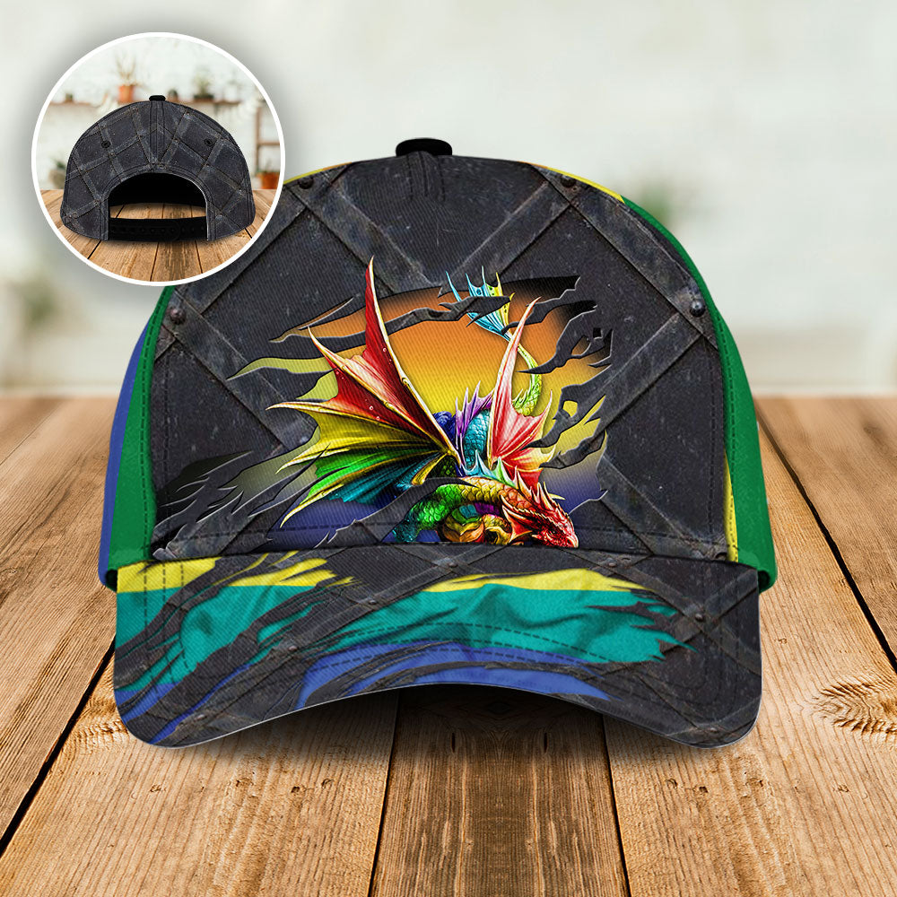 Pride Dragon Simple Vibes – Classic Cap