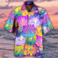 Galaxy Cat Colorful Cool Style – Hawaiian Shirt