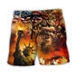 Beach Short / Adults / S Veteran America Independence Day Veteran USA - Beach Short - BAES02NDN020622 - Owls Matrix LTD