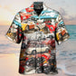 Retro Packed Vintage Car Art – Hawaiian Shirt