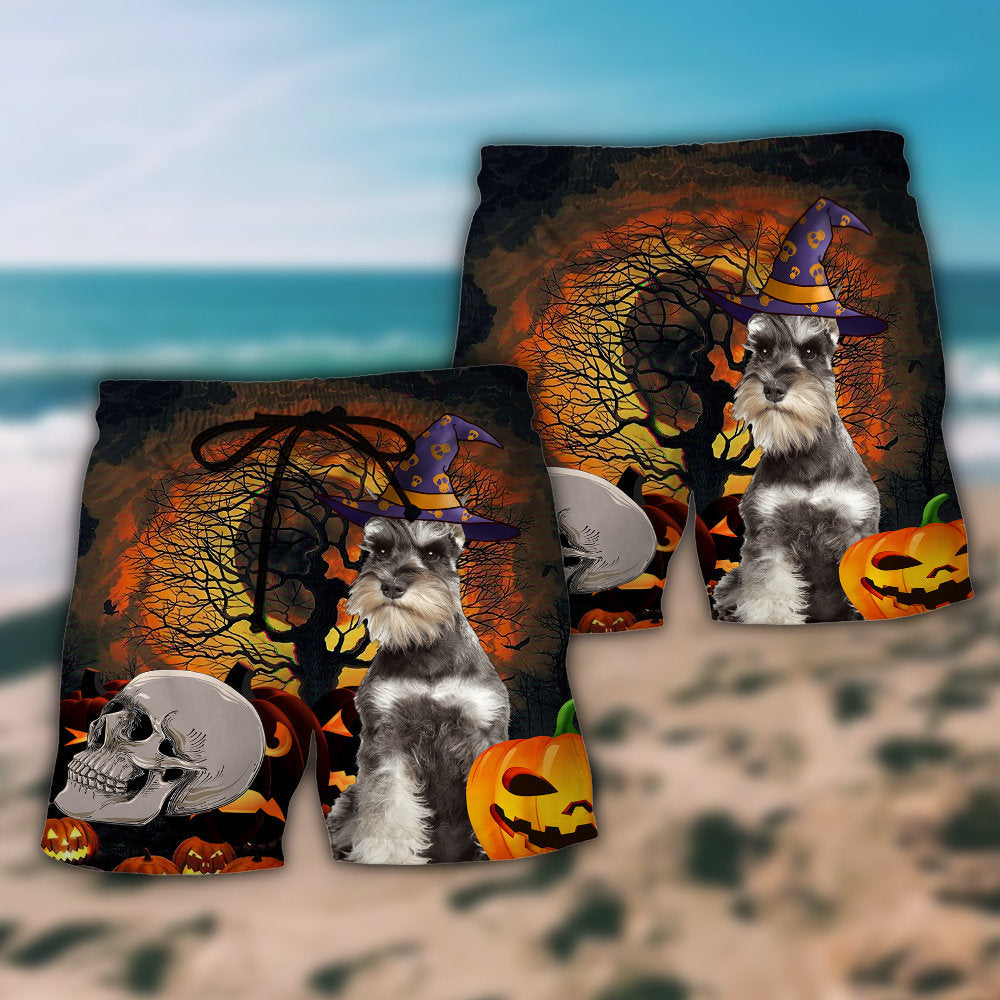 Schnauzer Halloween Dog – Beach Short