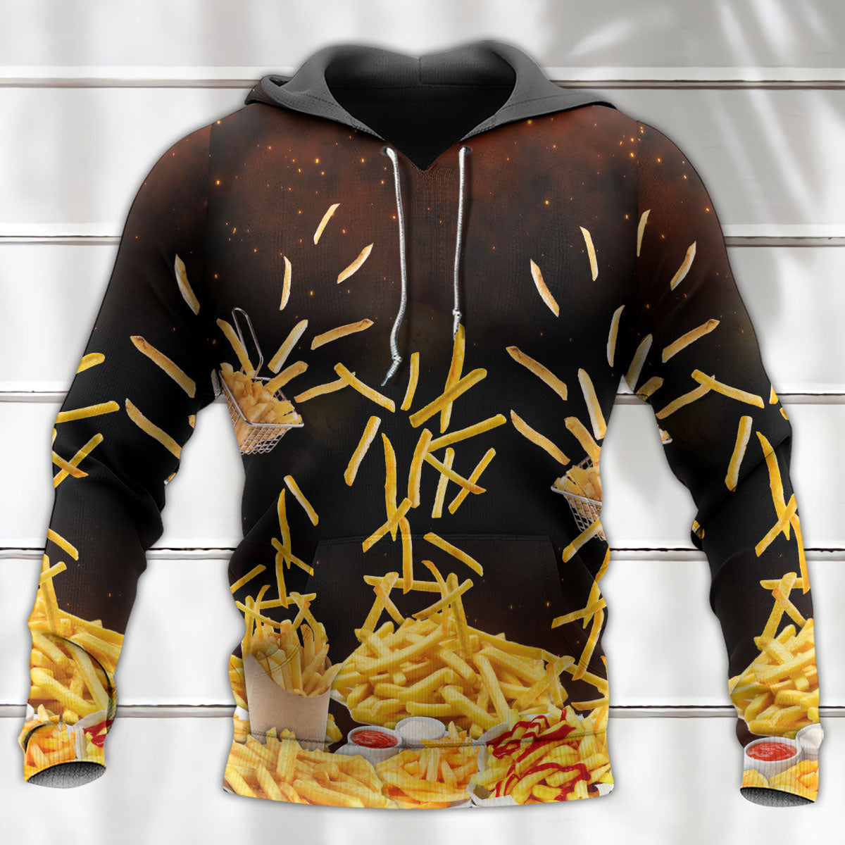 French Fries Fast Food Lover - 3D Hoodie