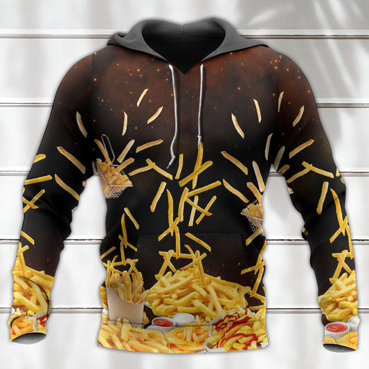 French Fries Fast Food Lover - 3D Hoodie